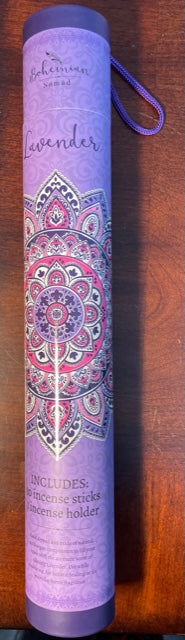Incienso y soporte Bohemian Nomad con aroma a lavanda