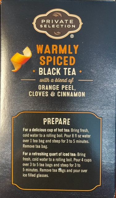 Herbal Tea Private Selection Orange Spice Black Tea