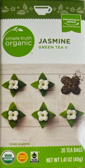 Herbal Tea Simple Truth Organic Jasmine Green Tea