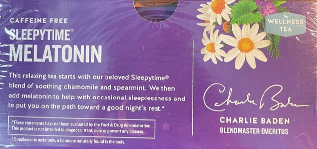 Herbal Tea Celestial Seasonings Sleepytime Melatonin
