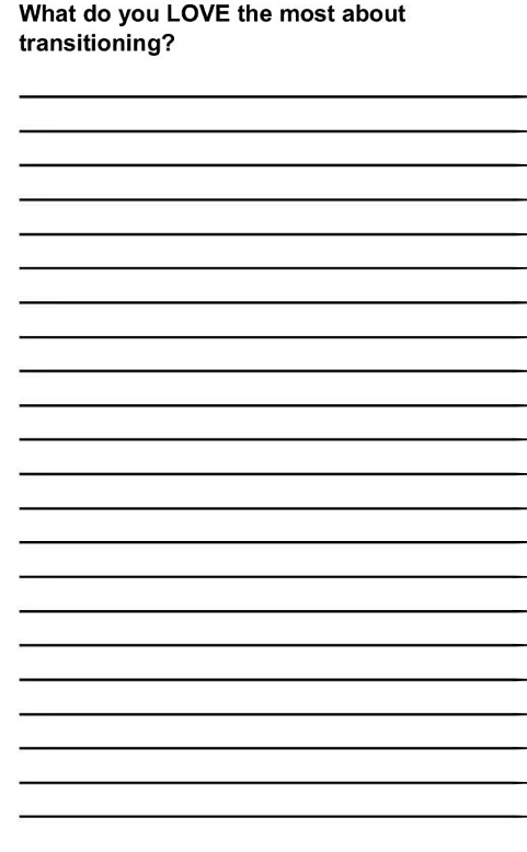 My Interactive Trans Journal for Emotional Healing