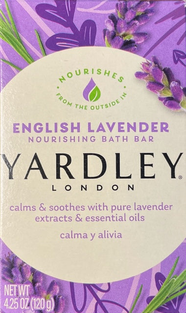 Barra de baño nutritiva de lavanda inglesa de Yardley London