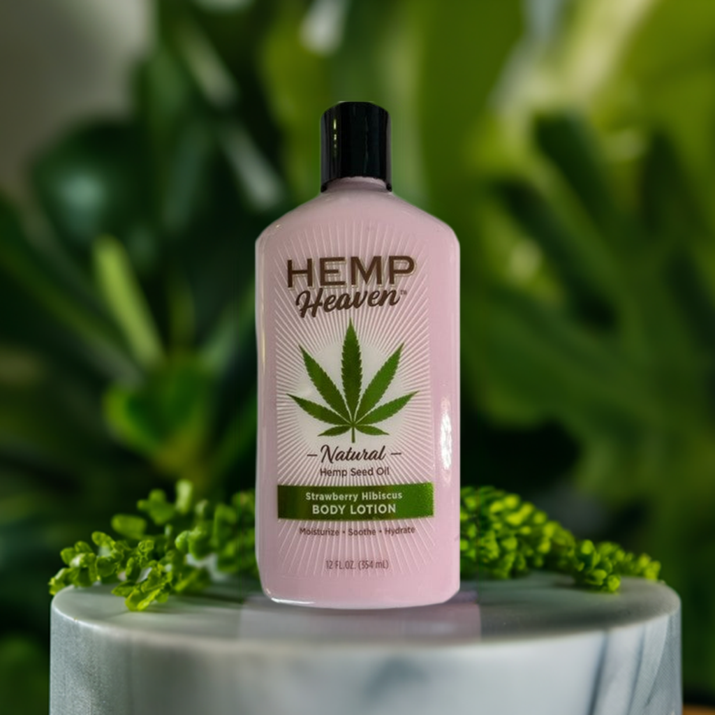 Hemp Heaven Natural Body Lotion Strawberry Hibiscus