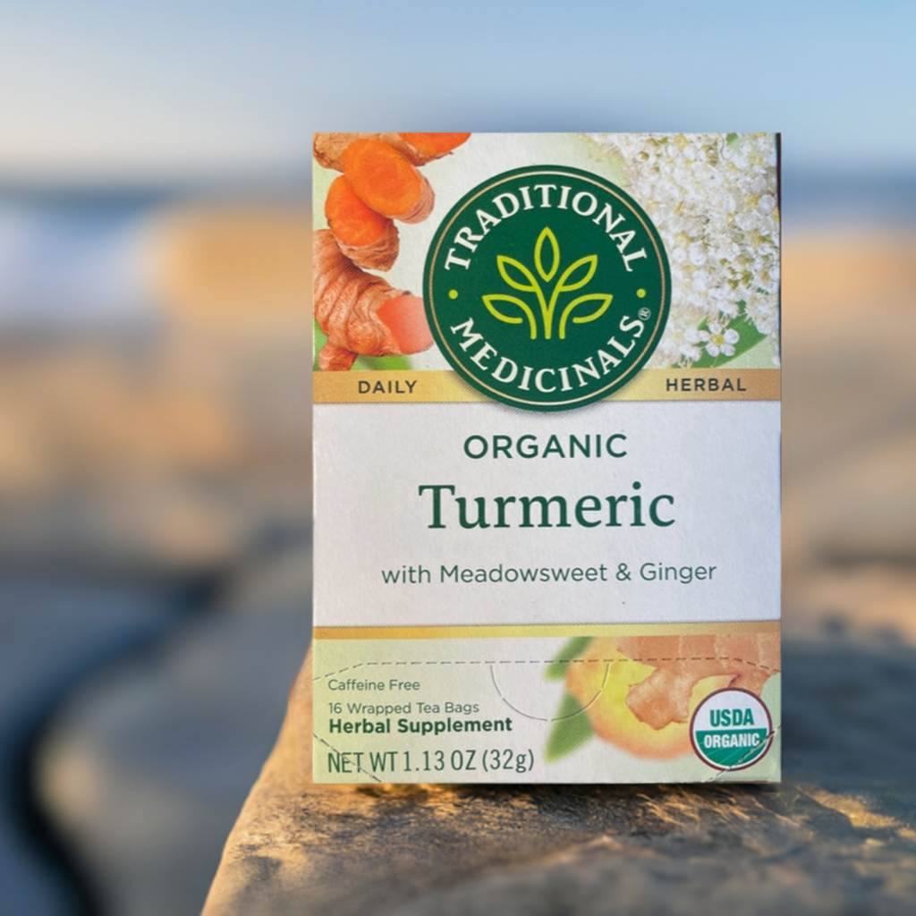 Herbal Tea Traditional Medicinals Organic Turmeric with Meadowsweet & Ginger