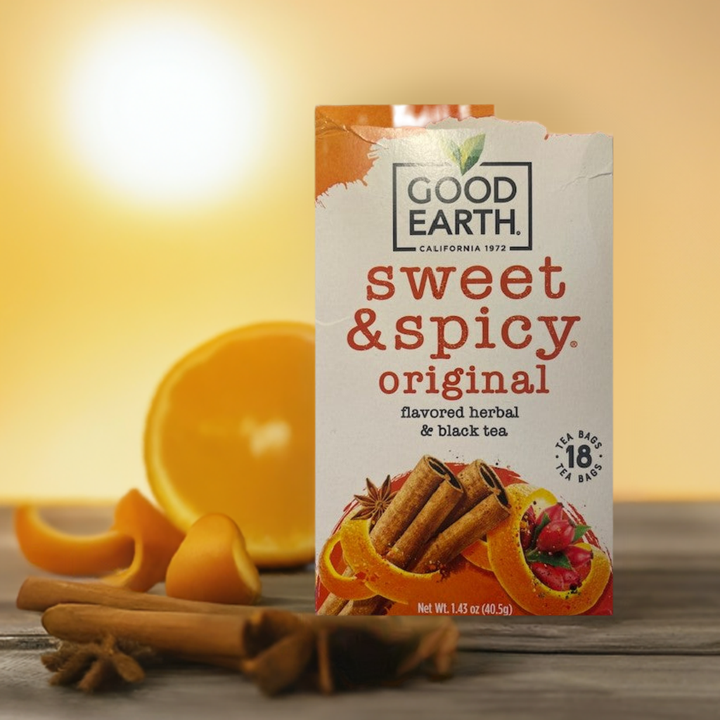 Herbal Tea Good Earth Sweet & Spicy Original & Black Tea