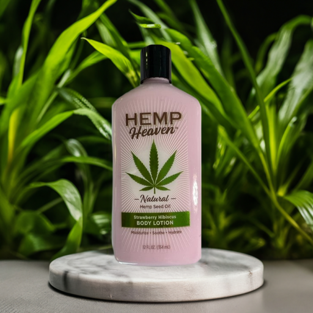 Hemp Heaven Natural Body Lotion Strawberry Hibiscus