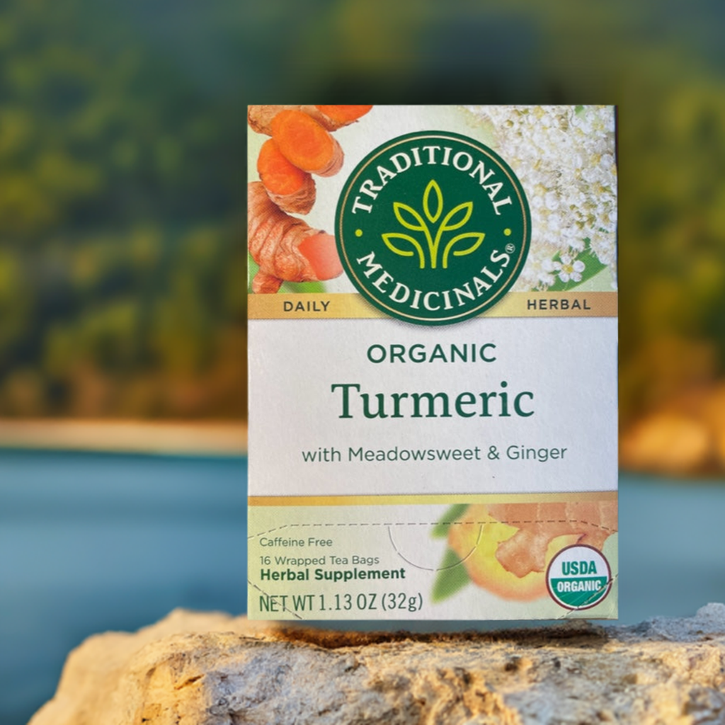 Herbal Tea Traditional Medicinals Organic Turmeric with Meadowsweet & Ginger