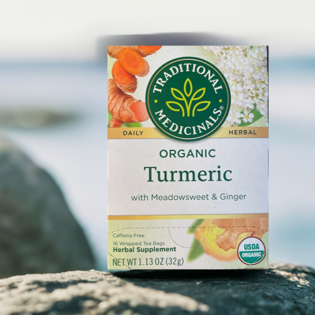 Herbal Tea Traditional Medicinals Organic Turmeric with Meadowsweet & Ginger
