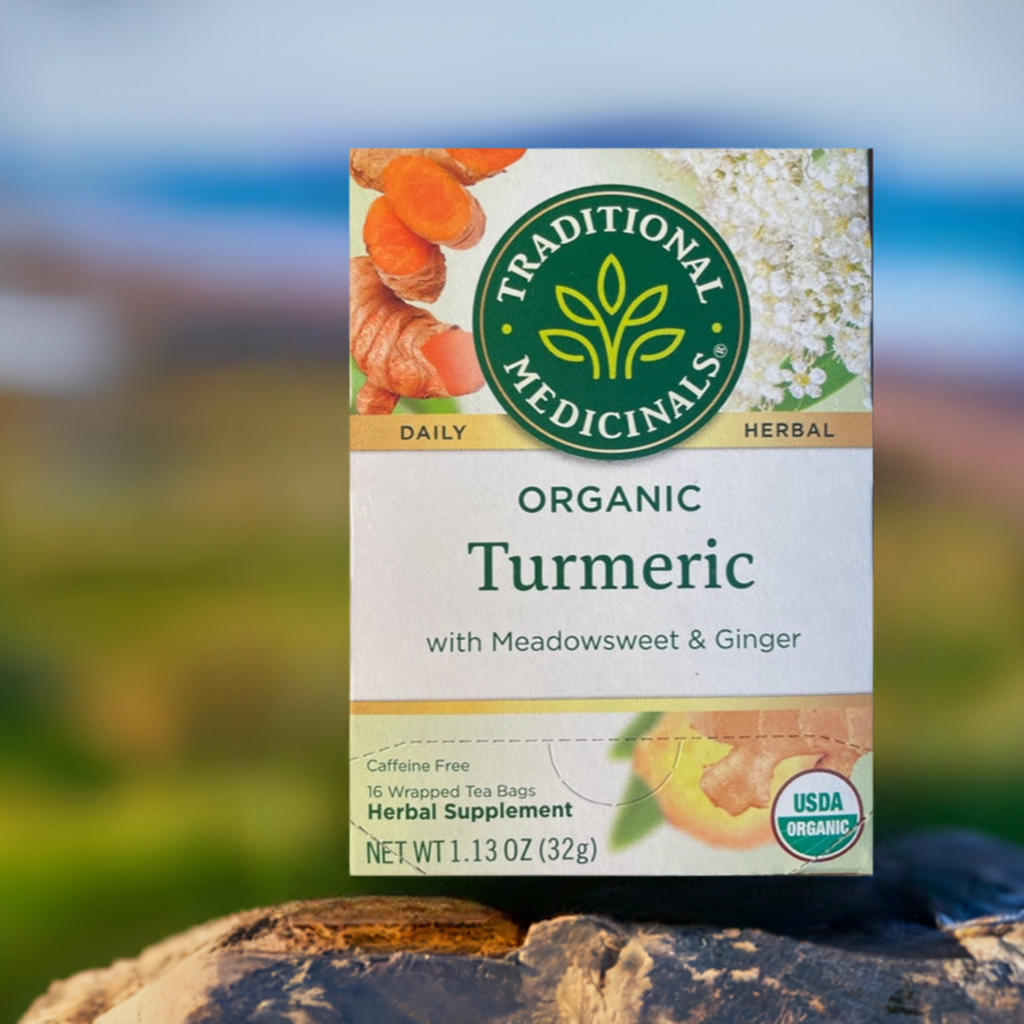 Herbal Tea Traditional Medicinals Organic Turmeric with Meadowsweet & Ginger