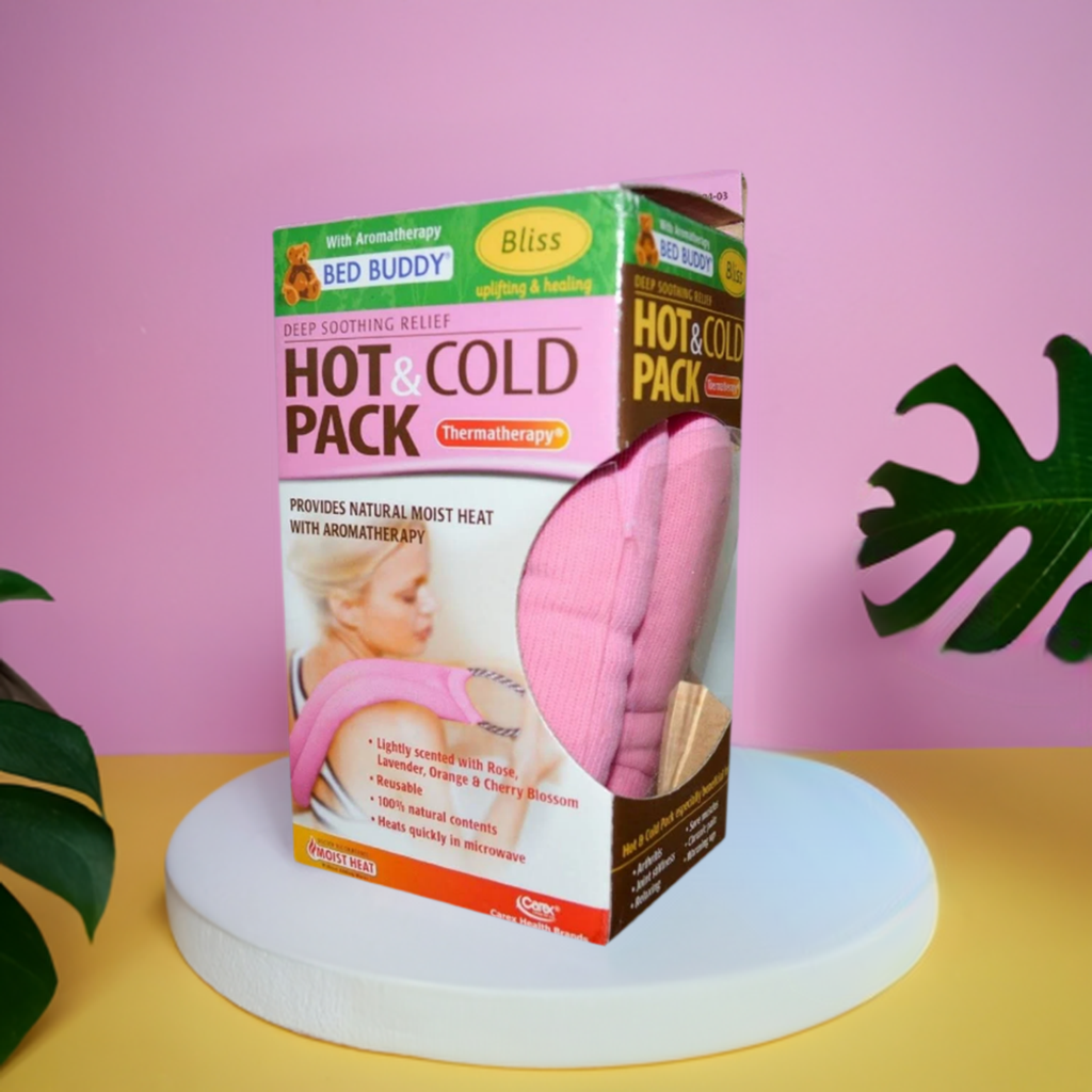 Bed Buddy Bliss Hot & Cold Pack with Aromatherapy Pink