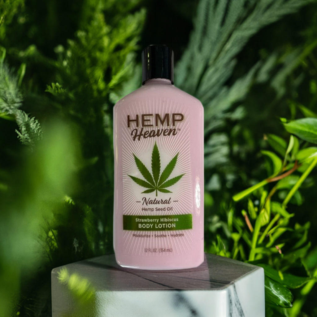 Hemp Heaven Natural Body Lotion Strawberry Hibiscus