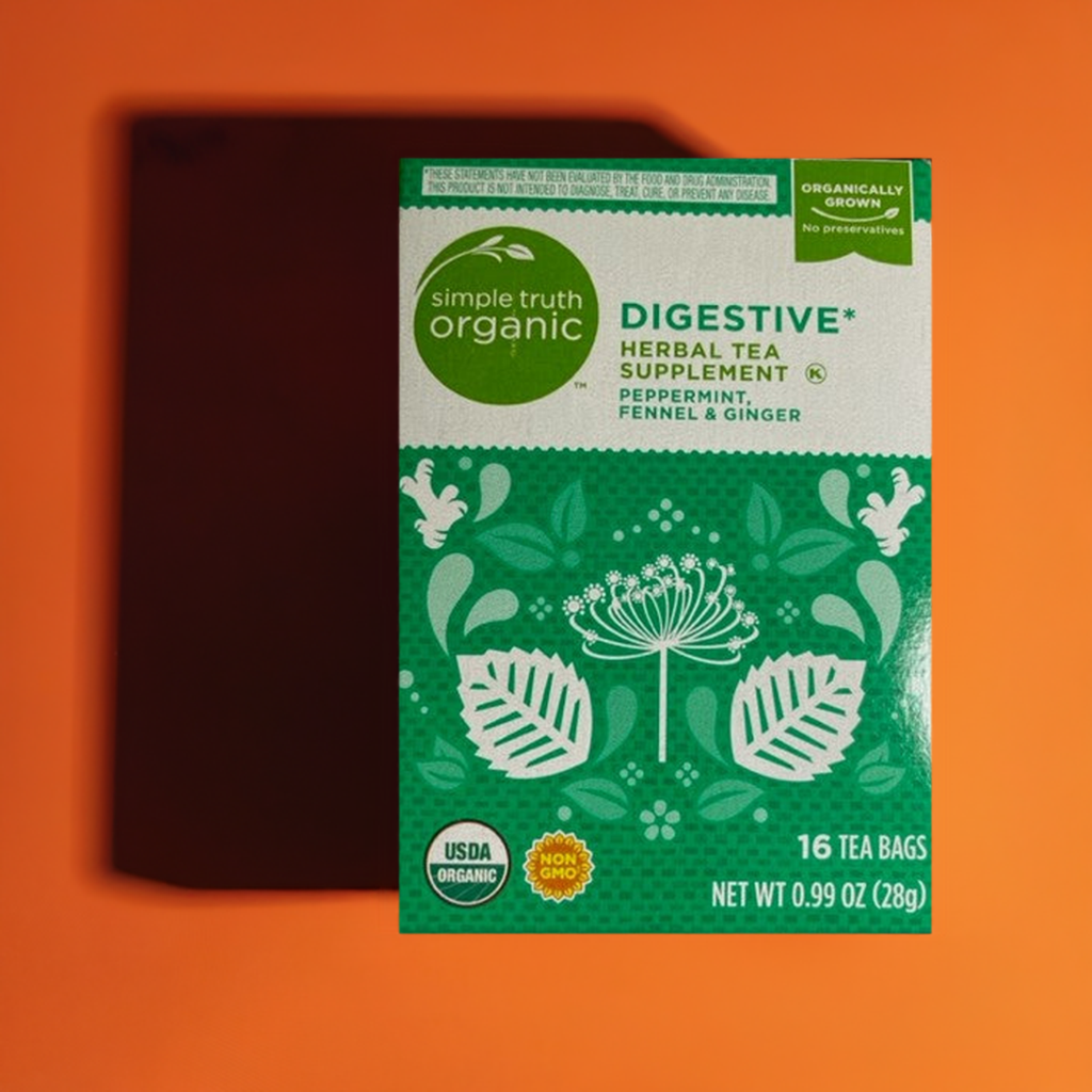 Herbal Tea Simple Truth Organic Digestive Supplement Peppermint, Fennel & Ginger