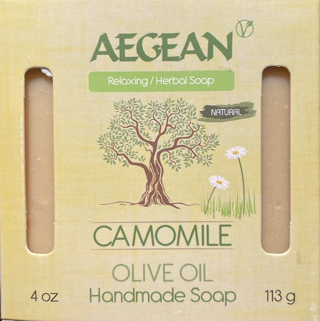 Aegean Handmade Camomile Olive Oil Natural Bath Soap