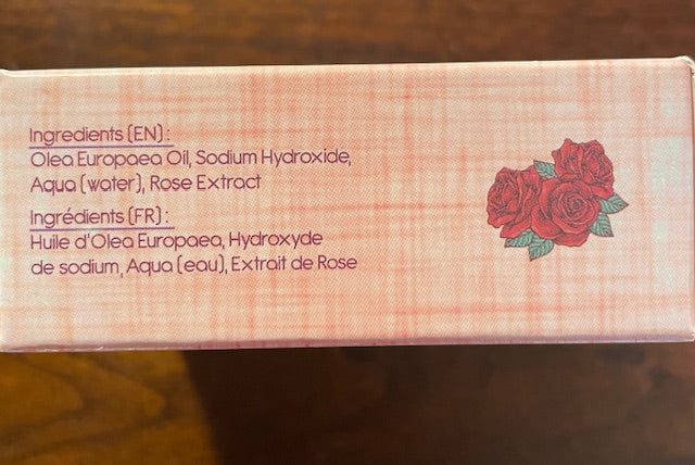 Aegean Handmade Rose Olive Oil Natural Bath Soap