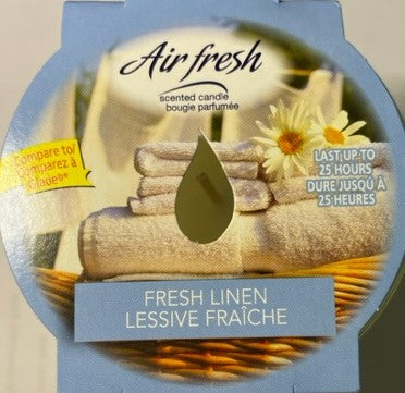 Air Fresh Candle Fresh Linen