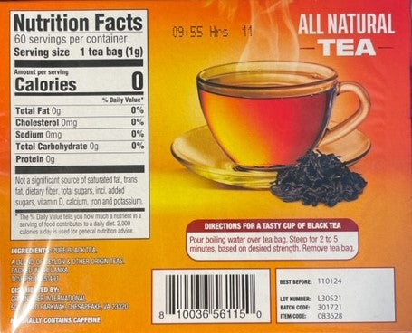 Herbal Tea Black All Natural