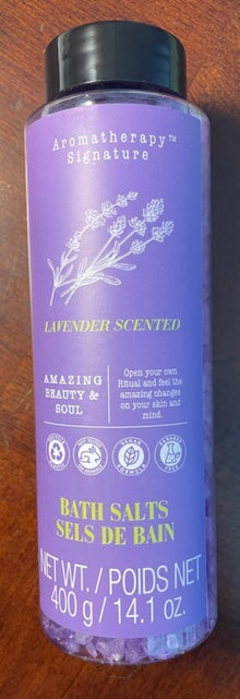 Aromatherapy Signature Lavender Scented Bath Salts
