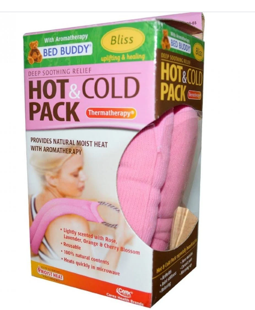 Bed Buddy Bliss Hot & Cold Pack with Aromatherapy Pink