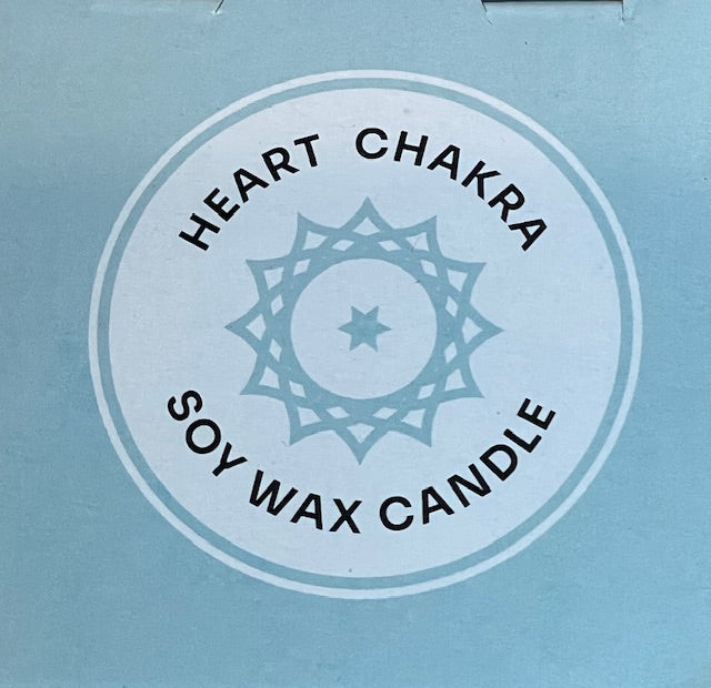 Heart Chakra Soy Wax Jasmine Scented Candle