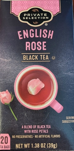 Herbal Tea English Rose Private Selection Black Tea