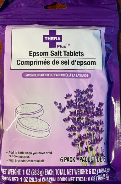 Epsom Salt Tablets Lavender Scented