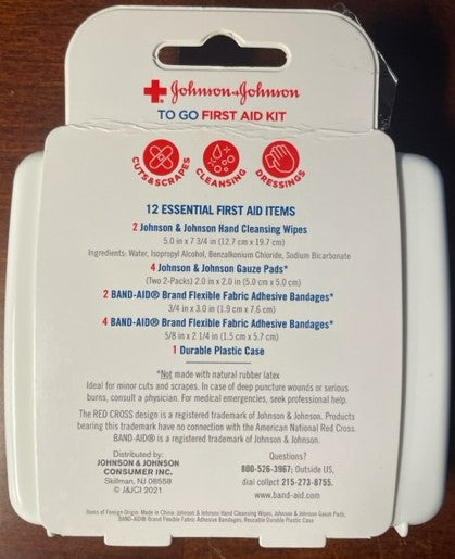 First Aid Kit To Go - Johnson & Johnson