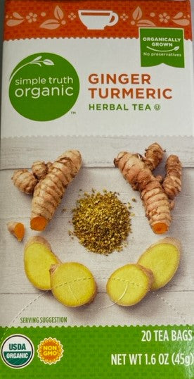 Herbal Tea Simple Truth Organic Ginger Turmeric
