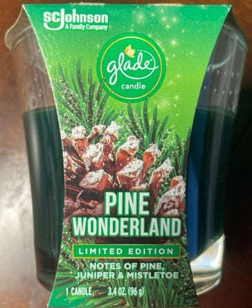 Glade Pine Wonderland Candle