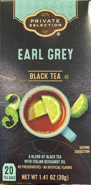 Herbal Tea Private Selection Earl Grey Black Tea