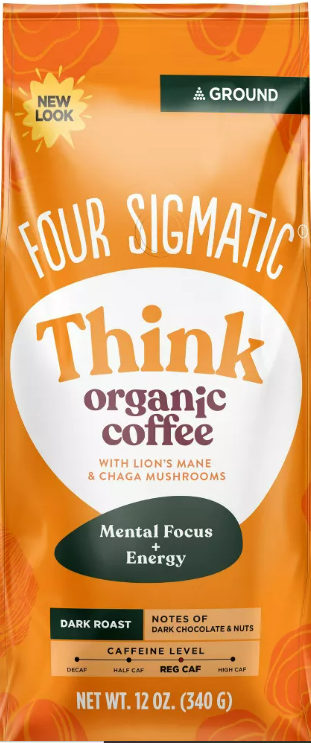 Mushroom Coffee Four Sigmatic Think Mental Focus & Energy