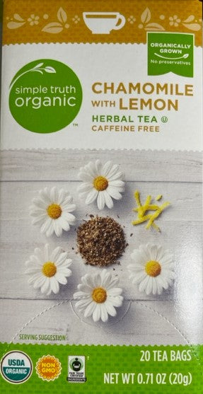 Herbal Tea Simple Truth Organic Chamomile with Lemon