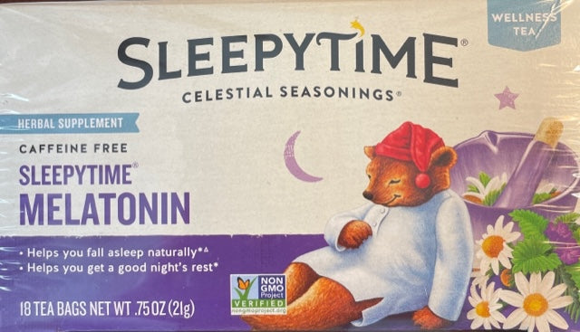 Herbal Tea Celestial Seasonings Sleepytime Melatonin