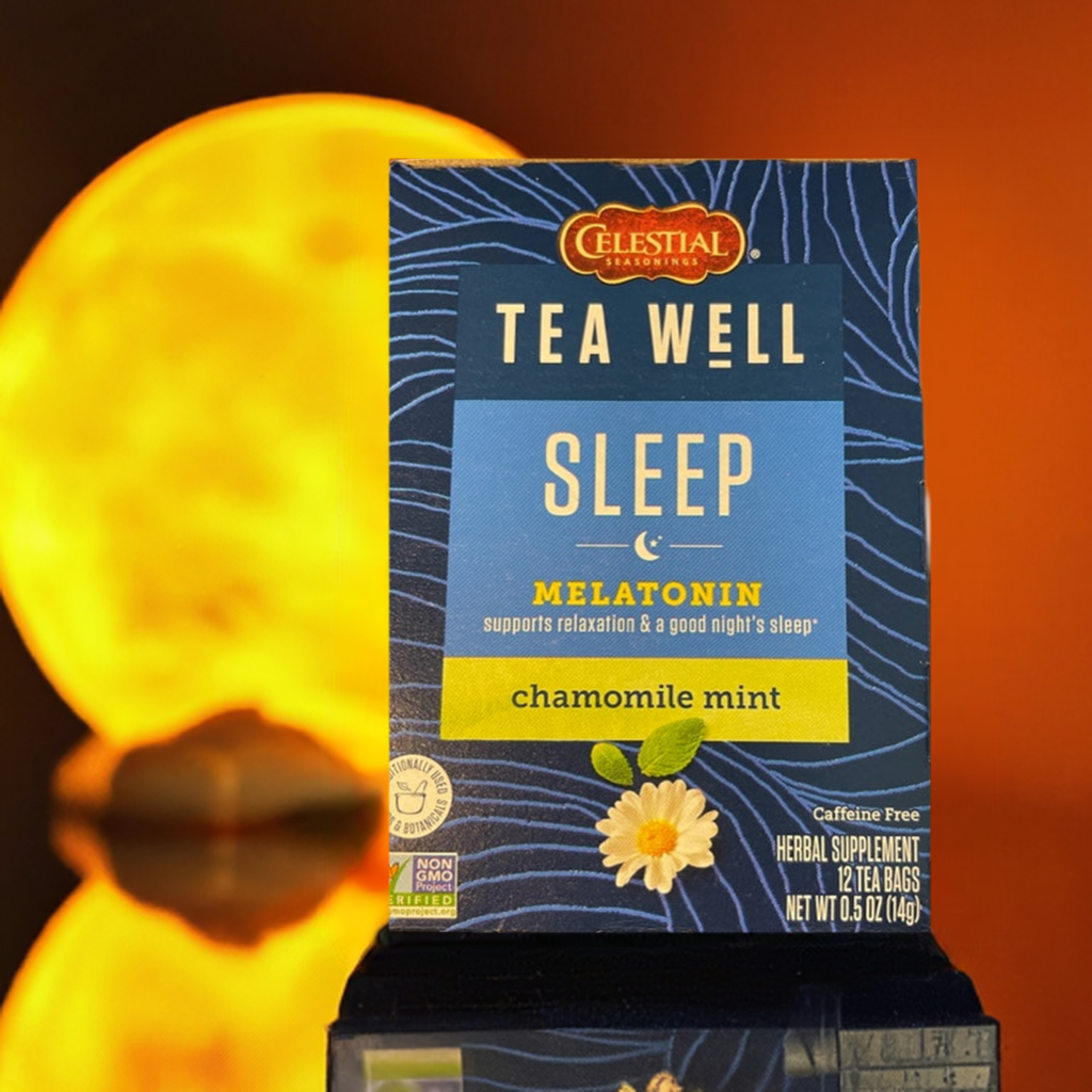 Herbal Tea Celestial Sleep Well with Melatonin, Chamomile & Mint